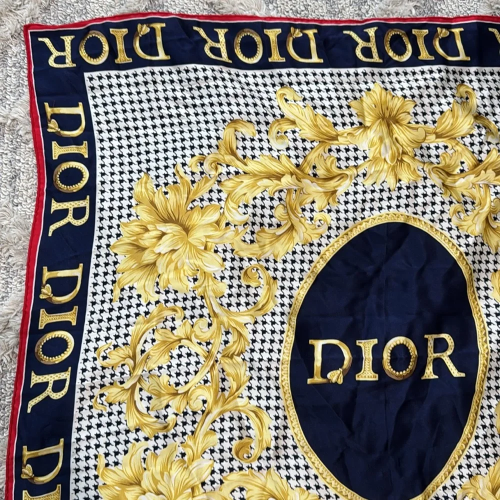Authentic Dior silk scarf